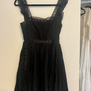 Free people lace boho princess dress